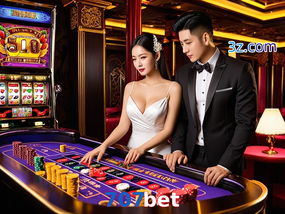 707bet cassino online com mesa de blackjack e dealer